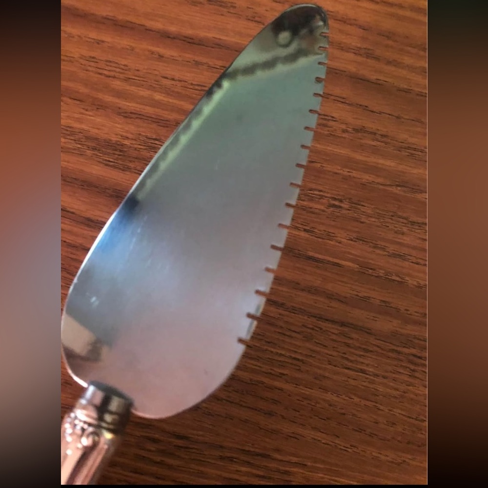 Silver Cake Server - Picture 6 of 8